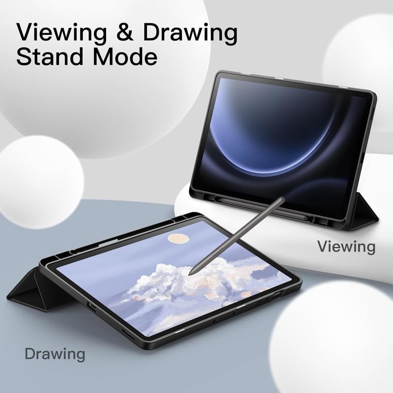 SmartLike Slim Fit Tab Folio Flip Cover Magnetic Lock Leather Case