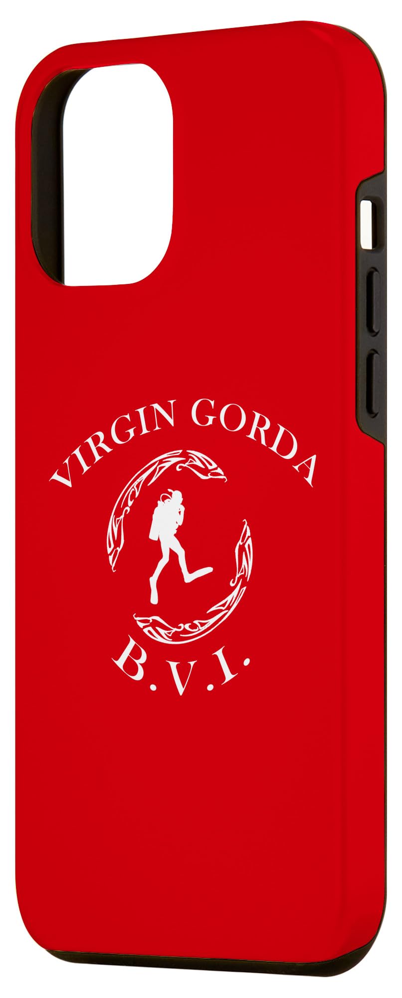 iPhone 14 Pro Max Virgin Islands Tortola Vintage Tribal Dive Case - Image 2