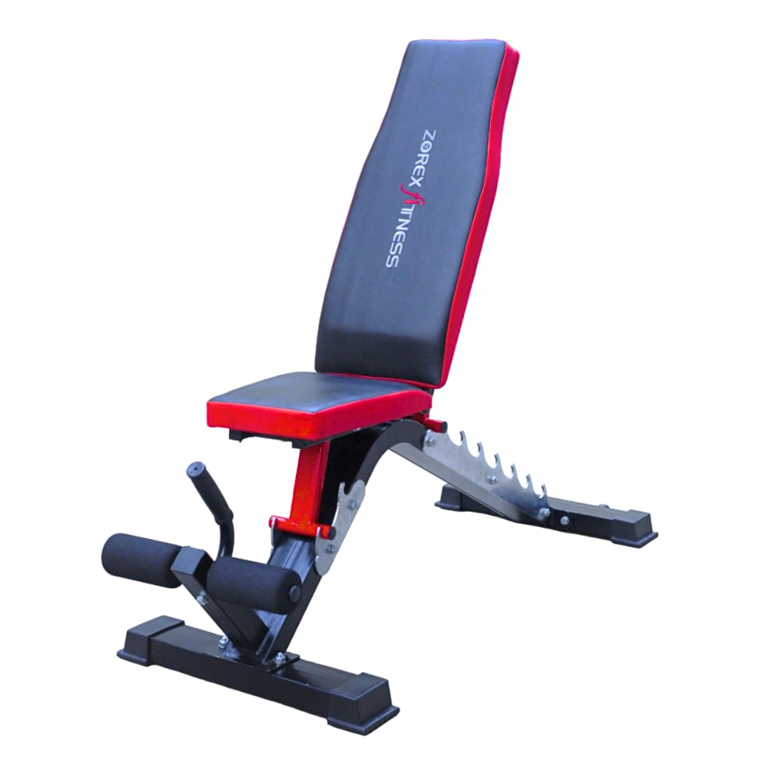 Zorex Fitness ZF-401 Bench for Home Gym Multipurpose bench press | Weight Training Fitness Bench, Adjustable Bench| workout bench for home gym, exercise bench for home, Chest workout equipment (Red & Black) Adjustable bench for home gym (B0D6BSGHZJ) Amazon Price History, Amazon Price Tracker