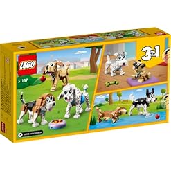 Alternative view of LEGO Creator 3 in 1 Adorable Dogs Building Toy Set, Gift for Dog Lovers, Featuring Dachshund, Beagle, Pug, Poodle, Husky, and Labrador Figures for Kids 7 and Up, 31137