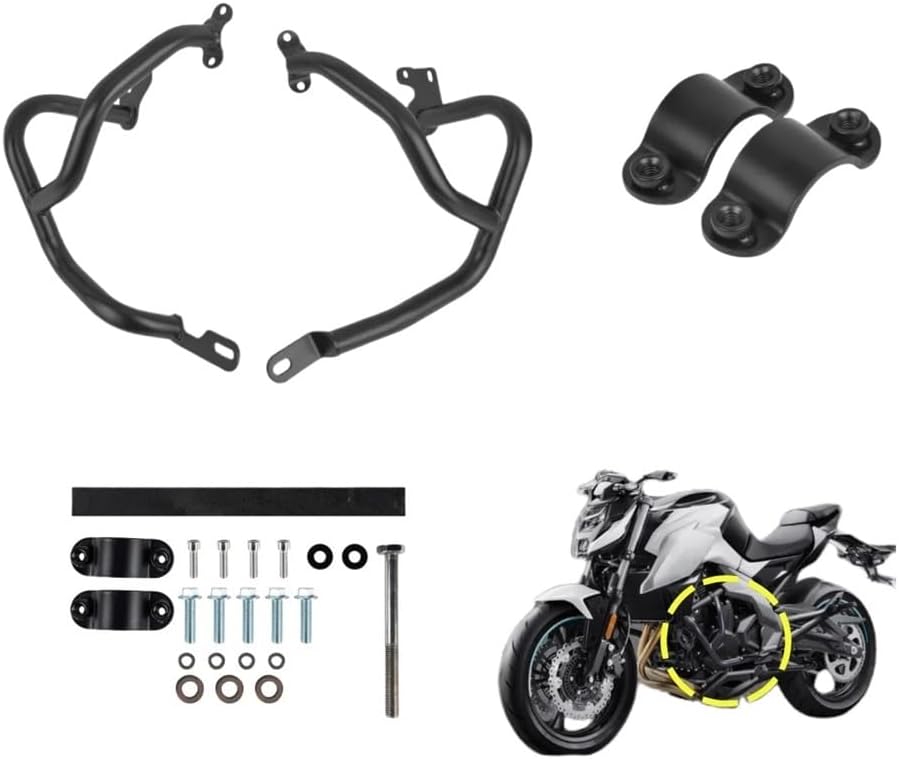 Engine Guard Crash Bars For 400NK FOR 650NK 2016-2020 Motorcycle Highway Stunt Cage Crash Bar Engine Guard Bumper Frame Protector Motorbike Crash Bar Bumper