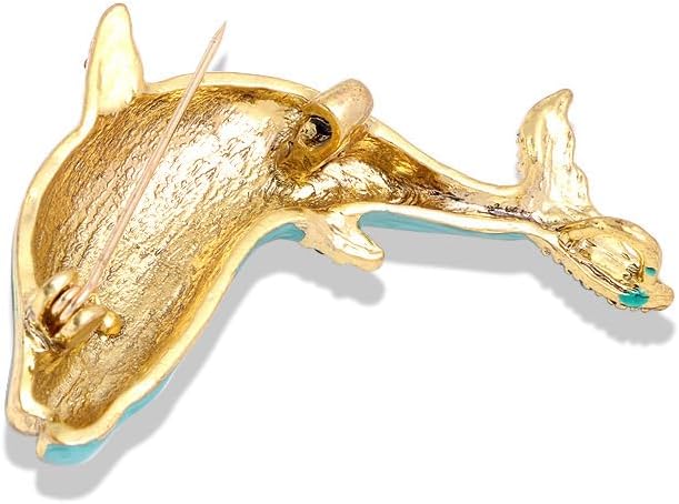 Cute Whale Brooch Ocean Animal Pins Brooch for Women Men Lapel Clothes Bag Accessories Jewelry - Image 3