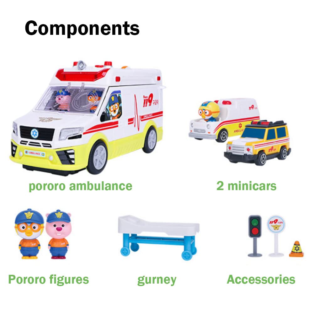 救急車3 Amazon.co.jp: IZON ポロロ変身救急車は、さまざまな付属品を