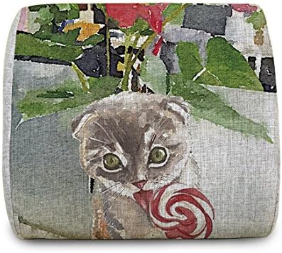 EnjoyIt Comfortable Cat Eating Lollipop Memory Foam Back Cushion for Car Seats, Office Computer Seats,sofa and Other Chairs - Your Best Chioce For Alleviating The Waist Aches and relax Your waist (Especially for Office Worker)