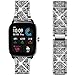 Compatible for Amazfit GTS 4 mini Band, Lamshaw Women Jewelry Bling Diamond Metal Dressy Strap Compatible for GTS 3/GTS 2/GTS/GTS 2 Mini/GTS 2e/ Bip Lite/Bip U Pro/Bip u/Bip 3/Bip 3 Pro (Black)