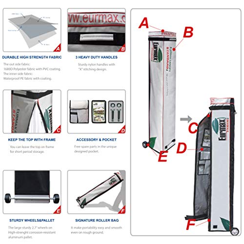 image for Eurmax USA 10'x15' Ez Pop-up Canopy Tent Commercial Instant Canopies w