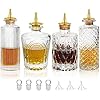 Amazon.com: SuproBarware Glass Bitters Bottle 4pcs Set for Cocktail ...