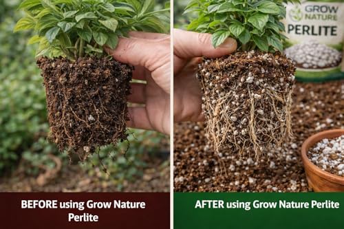 Image of Perlite for Plants | Horticulture Grade Soil Conditioner for Gardening, Terrace & Nursery | Improves Drainage & Aeration (250g)