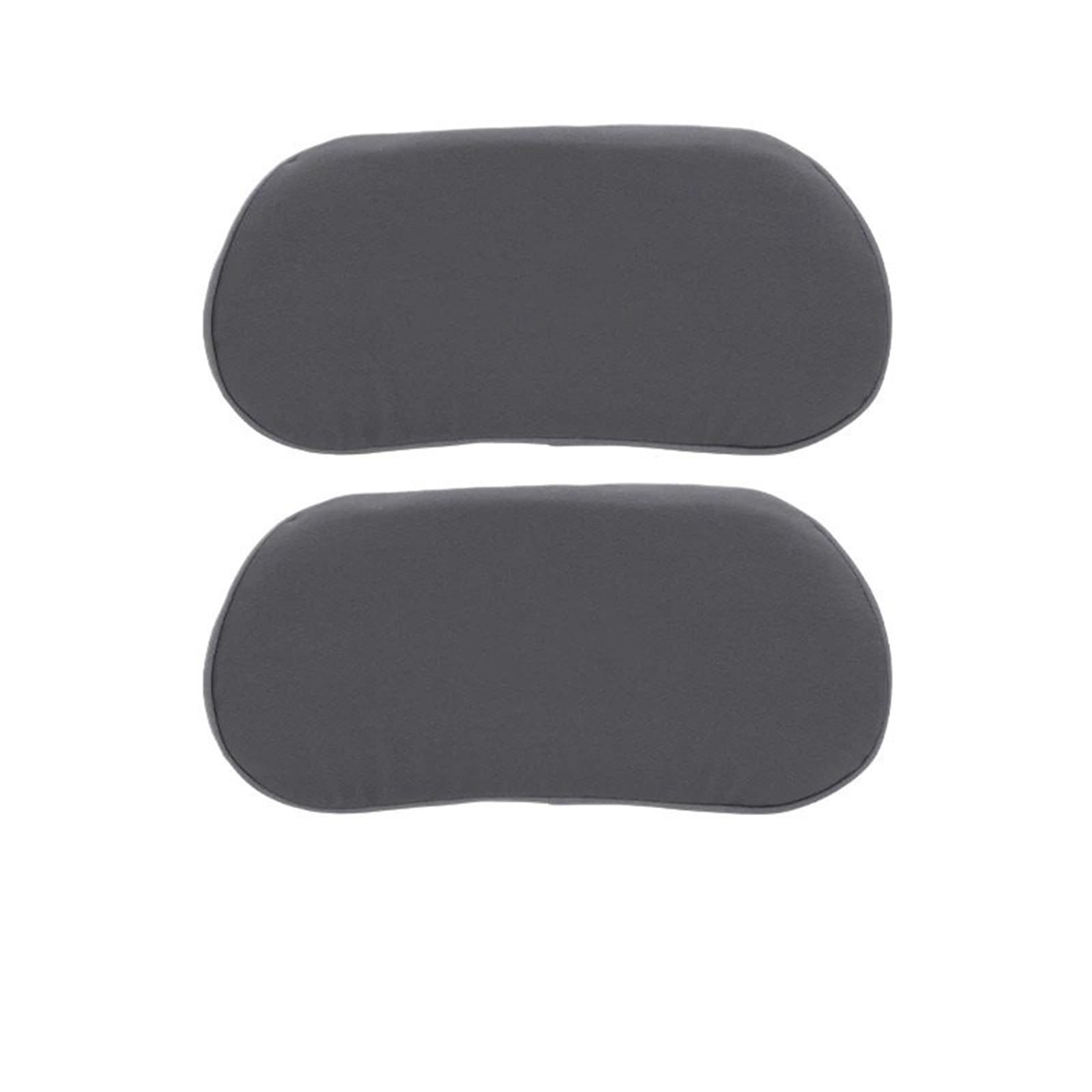 Cuscino Poggiatesta Auto Cuscino di supporto lombare per poggiatesta 'auto Comodo cuscino per la vita(Lumbar-grey-2PCS)