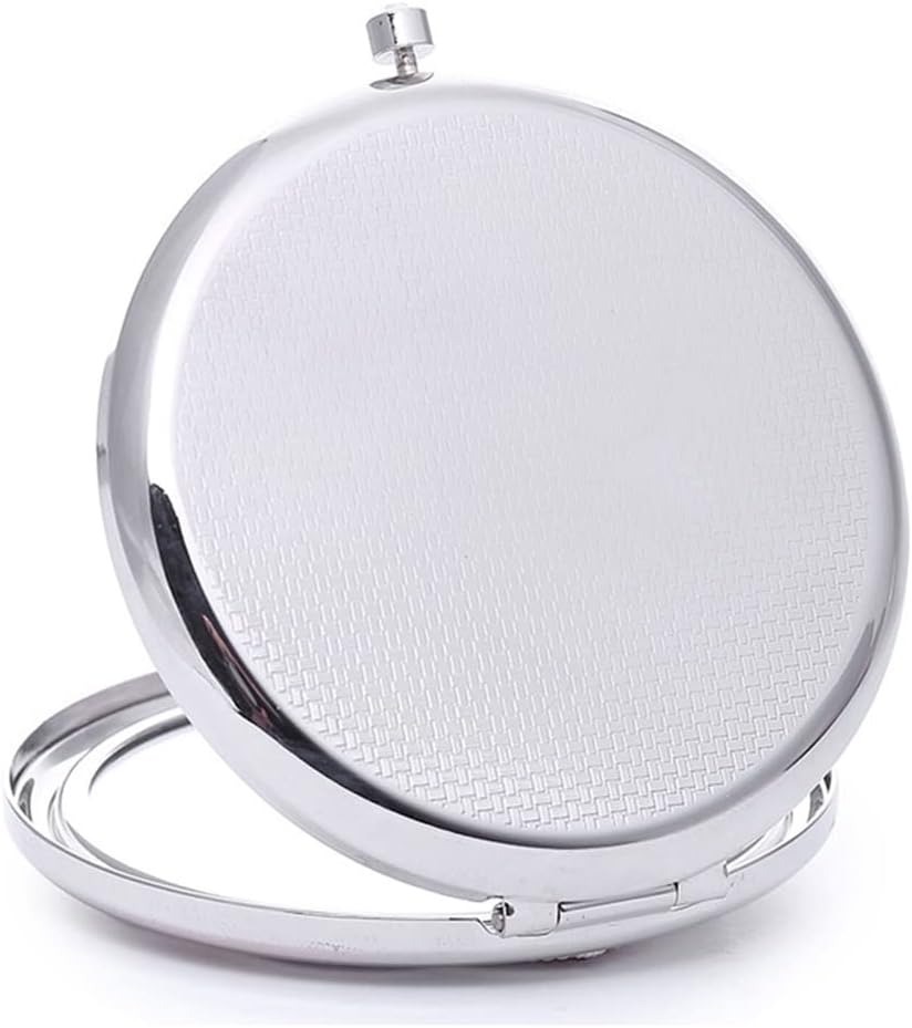 Folding Portable Makeup Double-Sided Convenient Round Small to Send Girlfriends Birthday Gift