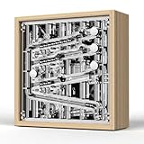 ★ Chronométrage de précision : pour garantir un affichage précis de l'heure, l'horloge est équipée d'un mouvement fiable et rigoureusement testé. Il offre une précision de timing exceptionnelle, vous aidant à respecter le calendrier pour chaque tâche. Ses performances stables vous permettent de gérer sans effort votre rythme temporel.