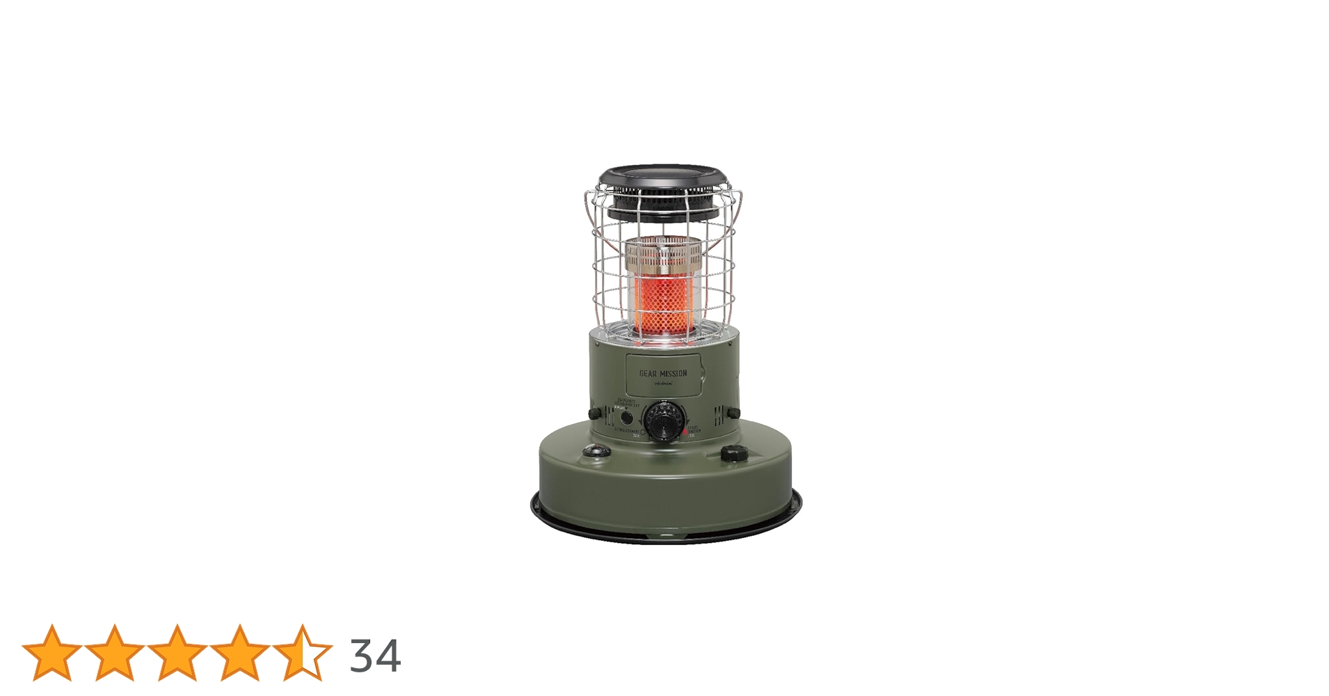 Amazon.co.jp: 【トヨトミ】 GEAR MISSION 赤熱対流形石油ストーブ RR