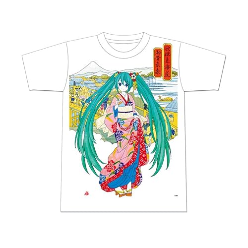 Ukiyo-e Art Utahime Tokaido All-Over Print T-Shirt XL