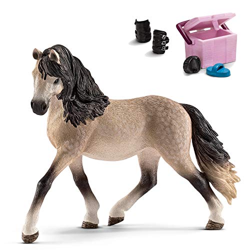 Preisvergleich Produktbild Horseclub Schleich 13793 Andalusier Stute + 42114 Pferdepflege
