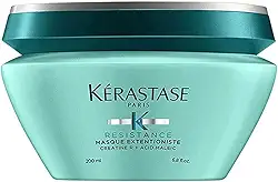 Kérastase Máscara Resistance Masque Extentioniste, Cabelos danificados ou quebradiços, Reconstrução, Creatine R®, Ácido Maleico, 200 ml