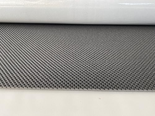 Preisvergleich Produktbild foamforall Dämmmatte, Absorptionsmatte aus hochwertigem, offenzelligem PU-Schaumstoff, geprägt, selbstklebend 2m x 1 m Stärke 10mm