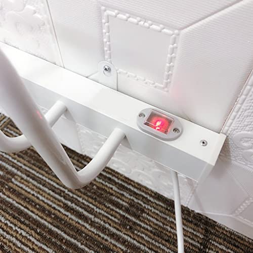 Secador eléctrico de calzado pared 6 zapatos 110V blanco miniatura 7