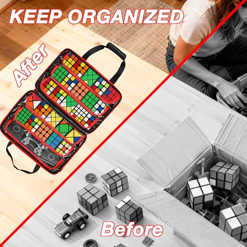 Mallette rigide speed cube de haute résistance avec rangement notices - 6