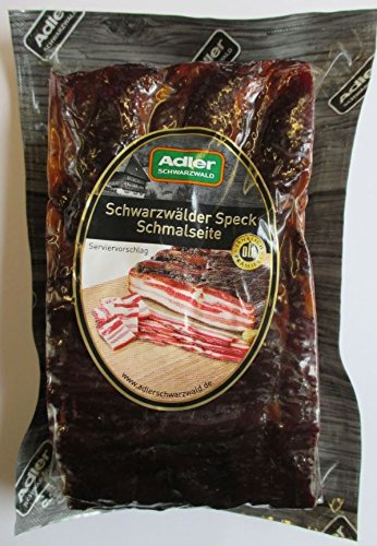 Schwarzwald Art Adler Schmalseite Vesper-Speck mindestens 500g Cover