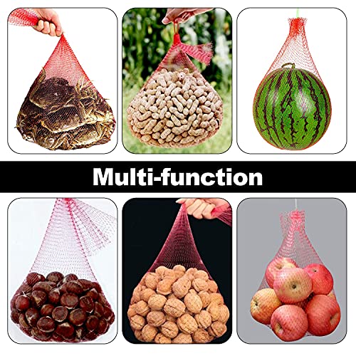 Melon Hammock Watermelon Nets, Heavy Duty Watermelon Net For Garden Melon Net For Trellis Vertical Garden Growing, Honeydew Melon Nets With Drawstring, 50Pcs (16-22Lbs) #TOP5