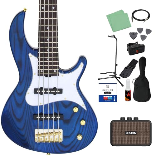Amazon | AriaPro2 RSB-42AR/5 SBL 5弦ベース初心者12点セット