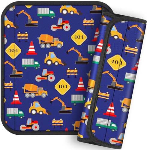 Akkya 2 Pack Seat Belt Cover Pad, Seatbelt Cushion Car Seat Strap Pads for Kids Cute Funny Carseat Stroller Shoulder Strap Protector Accessories(Pattern)