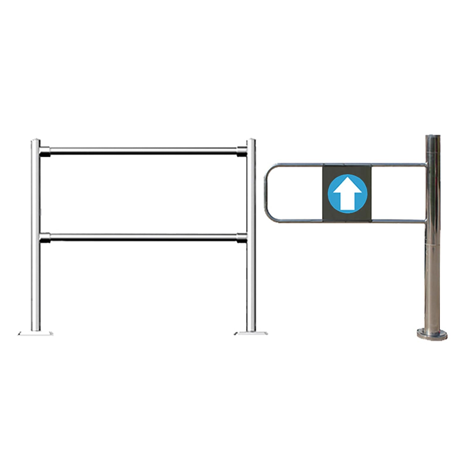Aioneer Automatic Swing Door With Spring Mechanism For Entrance Security In Commercial Spaces-100x100cm