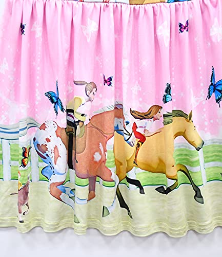 Dress For Girls, Summer Casual Dresses Toddler Cartoon Princess Dress Flutter Sleeve Fashion Dress Kids Party Dress Up Child Graphic Comfy Playwear Pink,(4-5T,120Cm) #TOP5