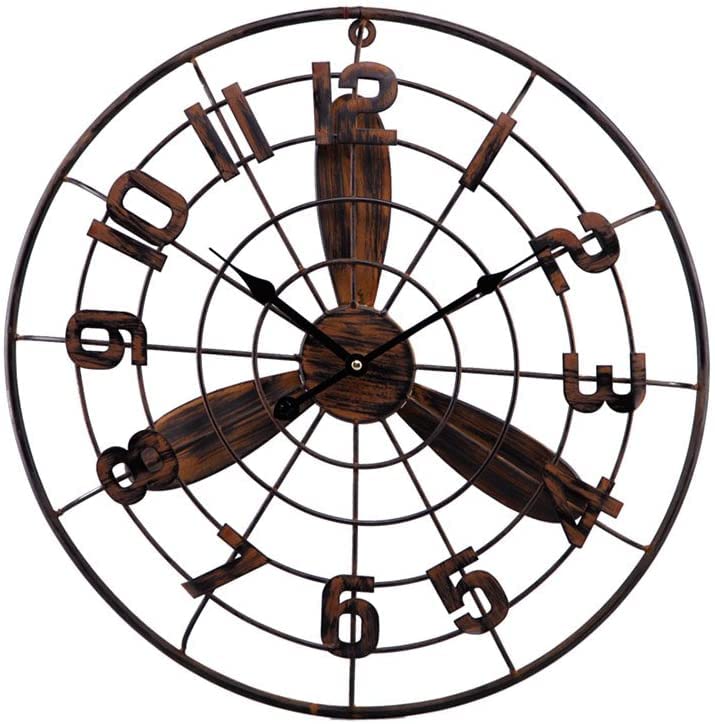 Horloge murale de bar et café restaurant pour une ambiance vintage industrielle