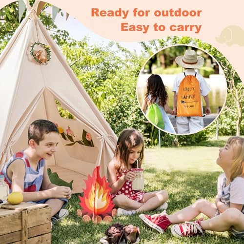 Best Tiny Land Teepee Tent For Kids With Star Lights