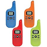 Midland - X-TALKER T20X4, 22 Channel FRS Walkie Talkie - Up to 16 Mile Range Two-Way Radio, 38 Privacy Codes, NOAA Weather Alert (4 Pack) (Multi-Color)
