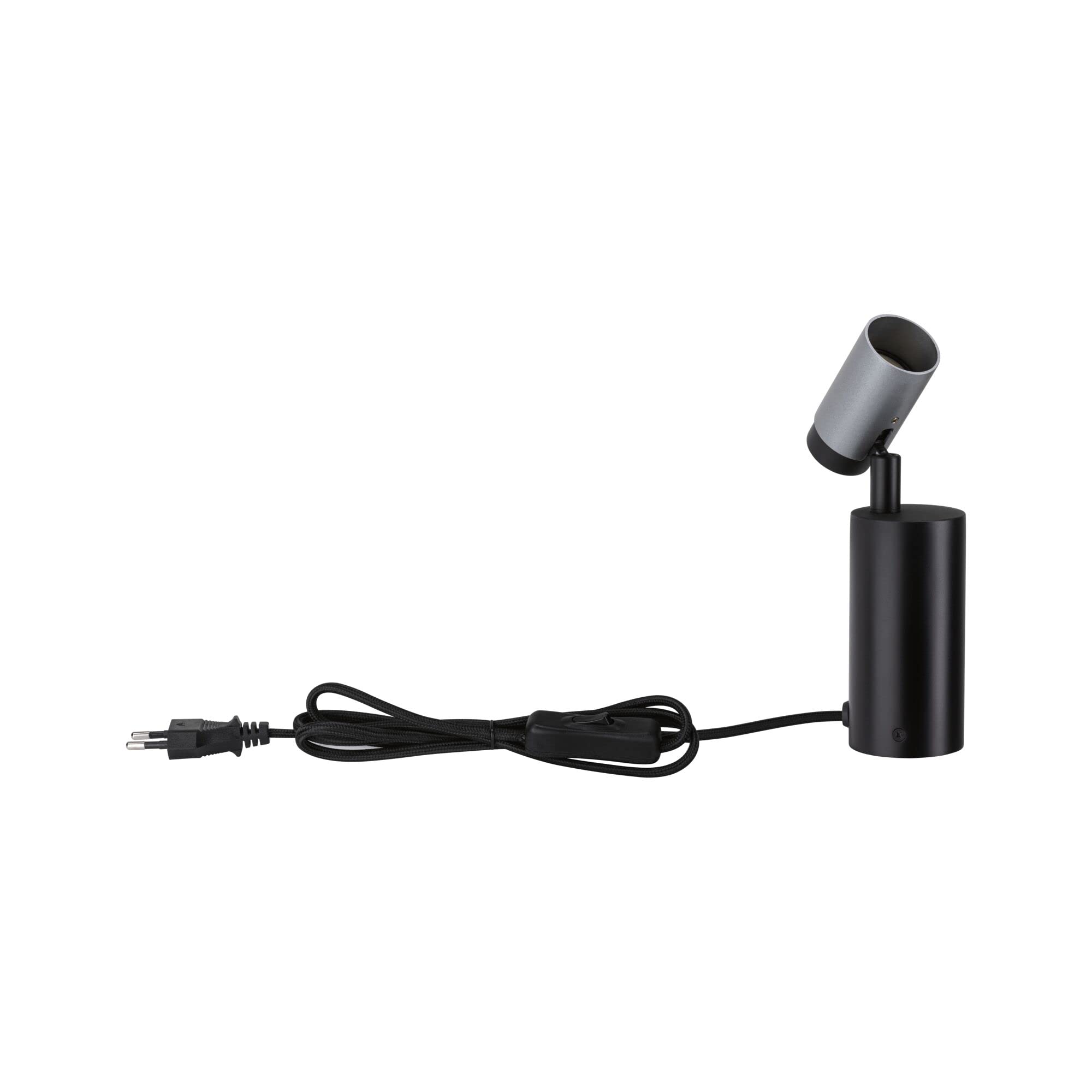 Paulmann 79521 Neordic tafellamp Runa max. 20 W dimbaar zwart, antraciet woonkamer metaal verlichtingssysteem GU10