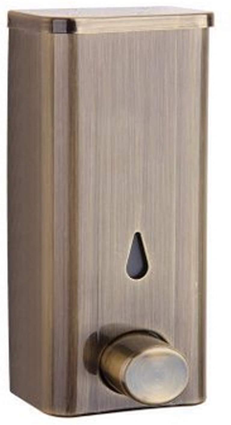 Dispensador de jabón líquido para Ducha, lavavajillas y Fregadero de Cocina, de Acero Inoxidable, Manual, para desinfectante de Manos, Ideal para hoteles y hogares.