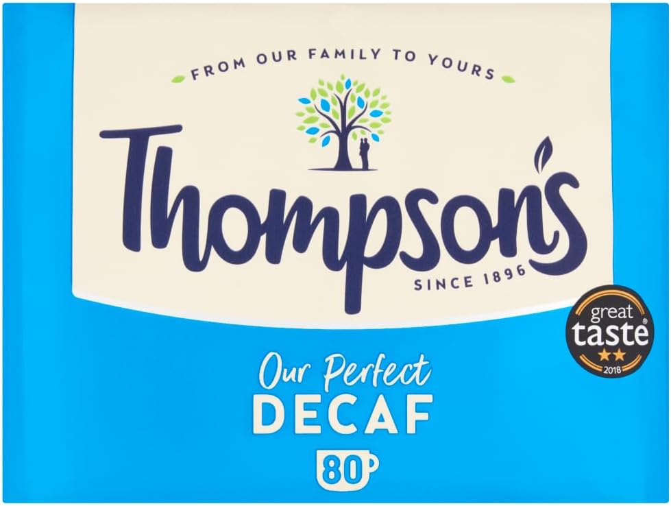 Thompson's Tea Decaf, Pack of 80
