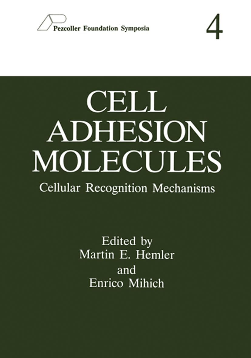 Buy Cell Adhesion Molecules: Cellular Recognition Mechanisms: 4 (Pezcoller Foundation Symposia) — BookShops.in