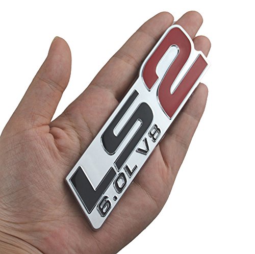 Emblema de motor LS2 6.0L V8 repuesto Chevrolet Silverado Chevy GM 3