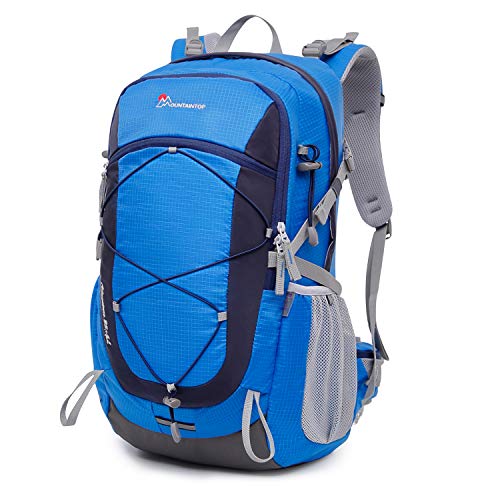 Mountaintop 40 Liter Unisex Hiking/Camping Backpack (Blue1)
