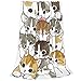Collage Kitten Throw Blankets for Bed, Funny Cute Cat Warm Lightweight Flannel Blanket, Anti-Pilling Soft Cozy Bed Blankets, Birthday Gifts for Baby Kids Cat 50x40 Inch