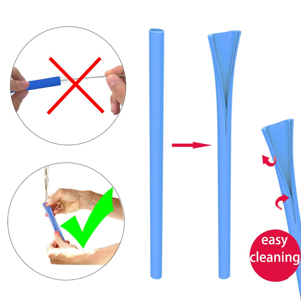 Pailles Réutilisables, Pailles Pliables En Silicone Portable