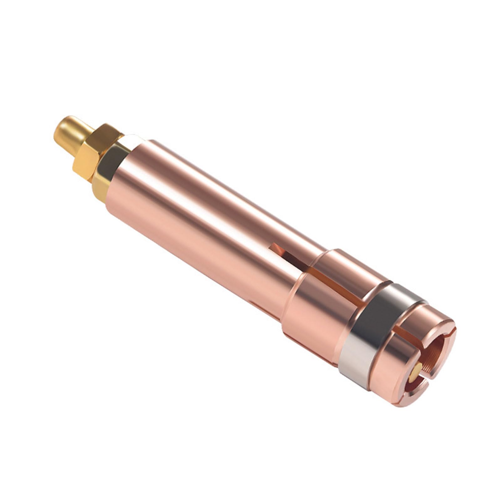 Laikoutd M8collets Studs Clamps Ensures Reliability Clamping High Conductivity Professional Copper Studs Collet Welding Attachment Bronze Student Welding Nozzle