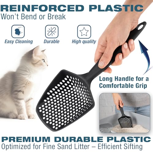 Pelle à litière pour chat EYNEL pour ne plus gaspiller le sable fin du terrarium - 3
