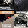 Aucuda Drum Rug, 120x140cm Non Slip Soundproof Drum Mat, Electrical Drum Carpet Practice Pad, Outdoor Summer Sound Absorbing Rug for Jazz Bass Drum Set, Piano, Indoor Drum Accessories for Drummers #4