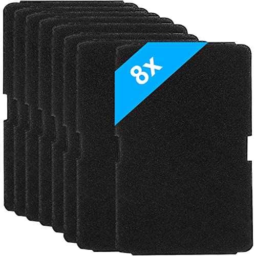 8 Filter für Beko Trockner 2964840100, Filter Trockner Wärmepumpentrockner Sponge Filter for Beko Grundig Blomberg ElektraBregenz Flusensieb Filterschaum 245 x 155 x 11 mm