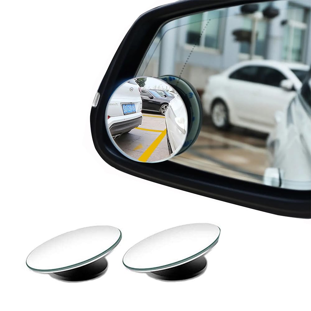 Specchietto Laterale Auto Specchietti Angolo Cieco Auto - 2 Pezzi Regolabili 360° Per Tutte Auto Specchietti Adesivi Auto - 12