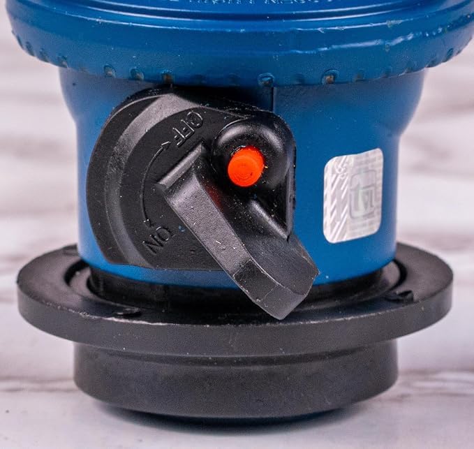 Image of INUS Kitchen Commercial Gas Saving Regulator, Fuel Efficient Adjustable Flamer Child Safety Commercial Saving Regulator with Child Safety Lock 2-Year Warranty