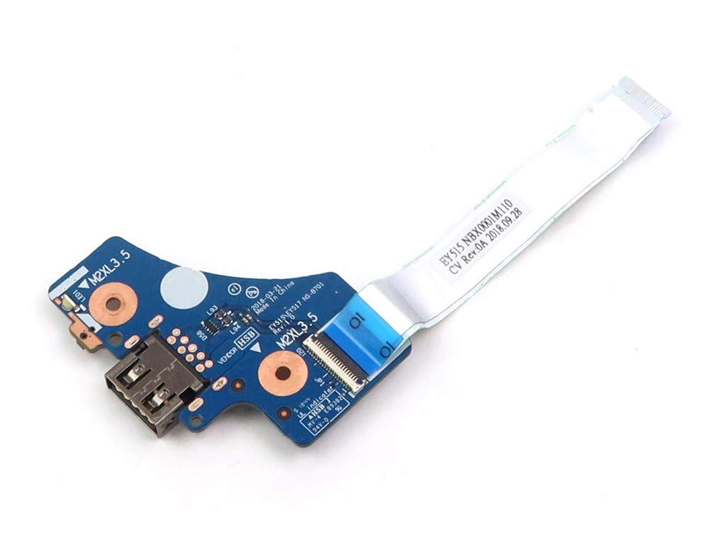Laptop USB I/O Board with Cable 5C50R40194 8S5C50R40194 Compatible Replacement Spare Part for Lenovo Legion Y530-15ICH 81FV Y7000 2019 1050 81V4 Series