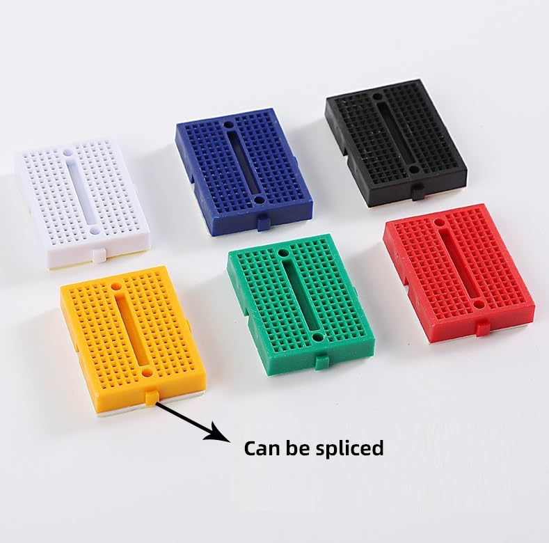 Amazon.com: WWZMDiB 6 Pcs 170 Hole Colorful Mini Breadboard