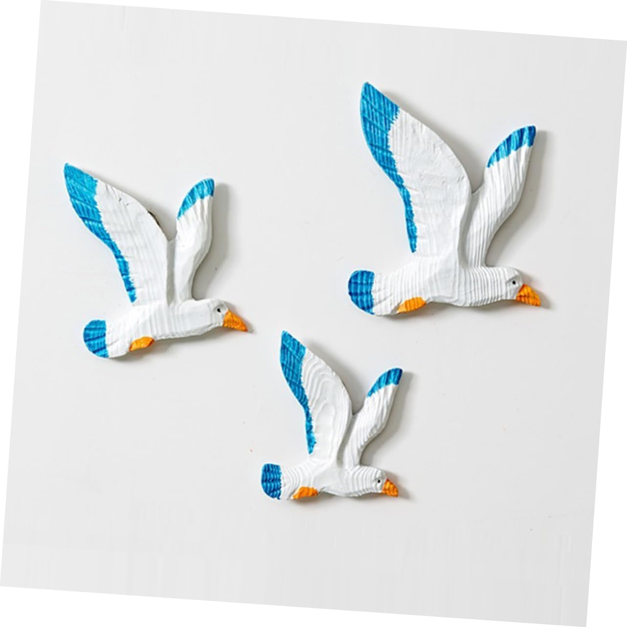 Ciieeo 3pezzi Gocce di Uccelli Appese di Resina Gabbiani da Parete Uccelli Creativi Ciondolo per Casa Gabbiani di Decorazione da Soffitto