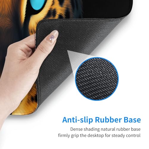 Tapis de souris léopard pour un bureau d'ordinateur stylé