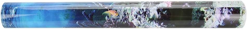 Fish Background Poster, Fish Decoration Paper Fish Decoration Background Paper Underwater Coral Fish Background Paper PVC Adhesive Poster(9)